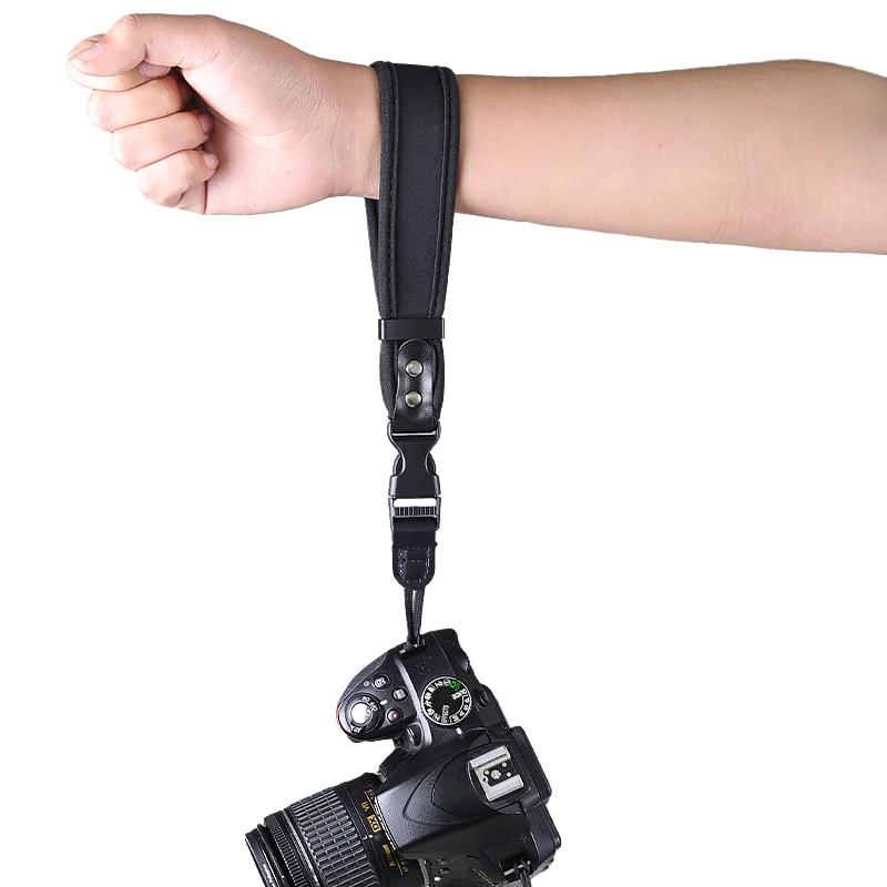 Universal Neoprene Camera Wrist Strap Soft Hand Grip For Sony Zv1 Rx100 A6000 Dslr Mirrorless