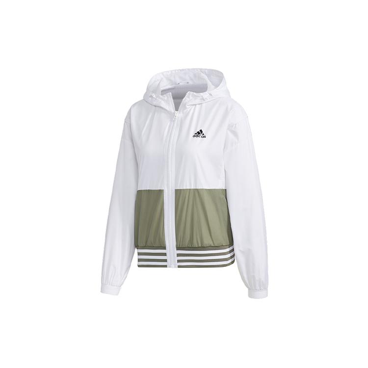 Куртки Adidas Женские Белые С Капюшоном Умеренные Другие GF0129 XS