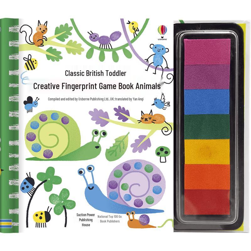 Usborne Classic Fingerprint Animal Activity Book
