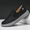 Summer Men's Breathable Casual Mesh Shoes with Soft Soles and Soft Surfaces, Slip Resistant Stitching for Shoe Making