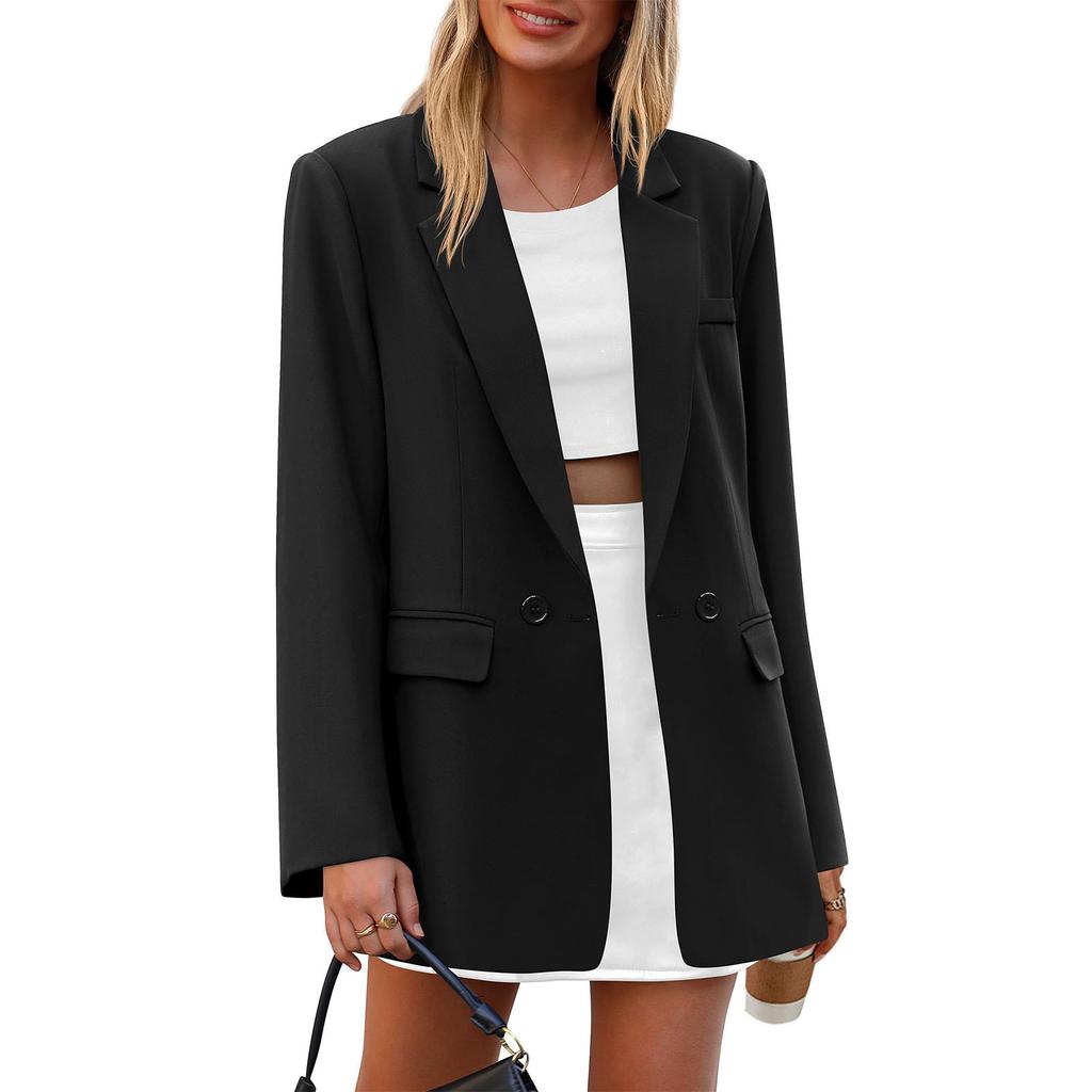 Women's Faux Suede Button Jacket Oversized Gathered Hem Short Length Coat Casual Vintage Outerwear With Pockets