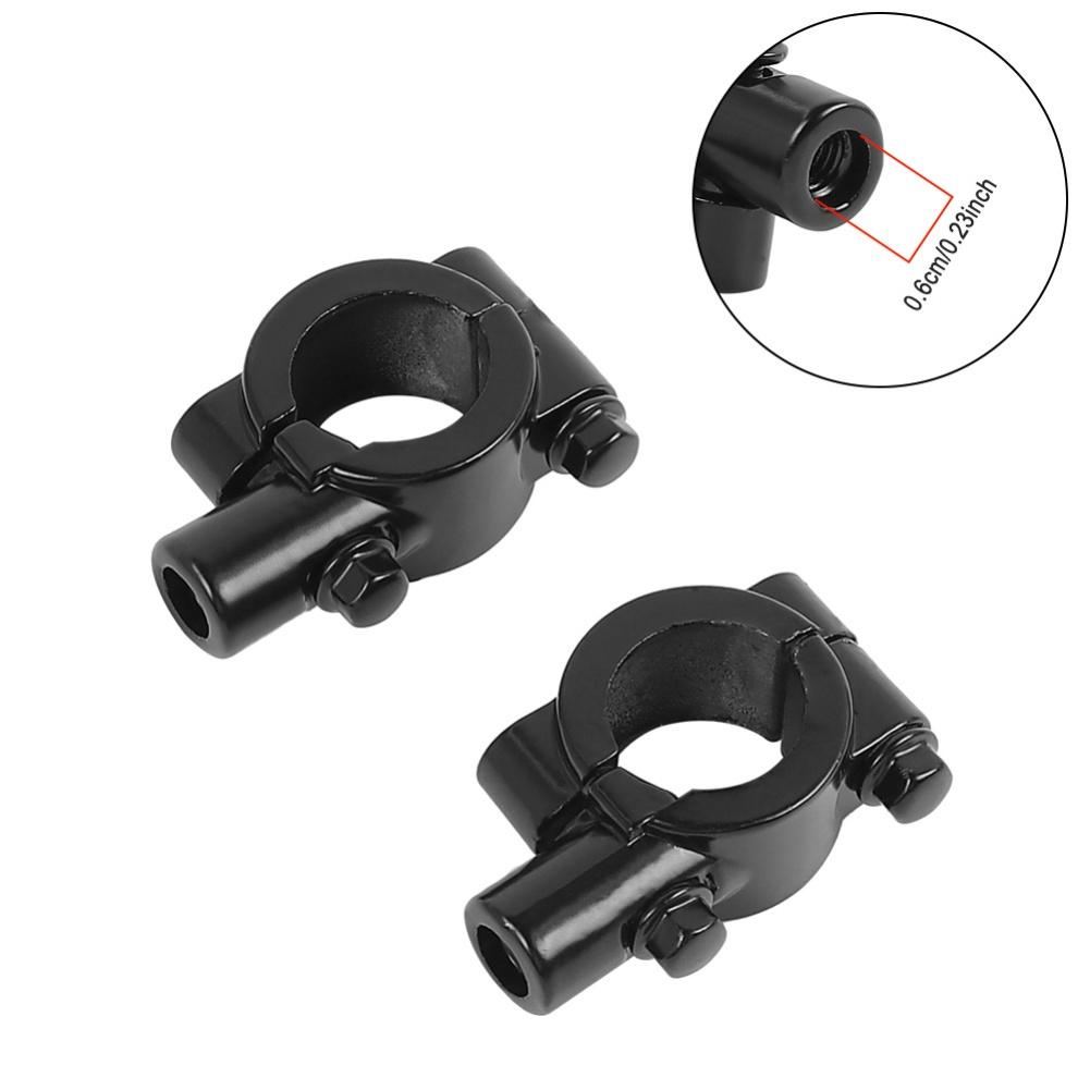 Aluminum Alloy Construction Electric Scooter Bracket Rearview Mirror Mount 2PC--8mm