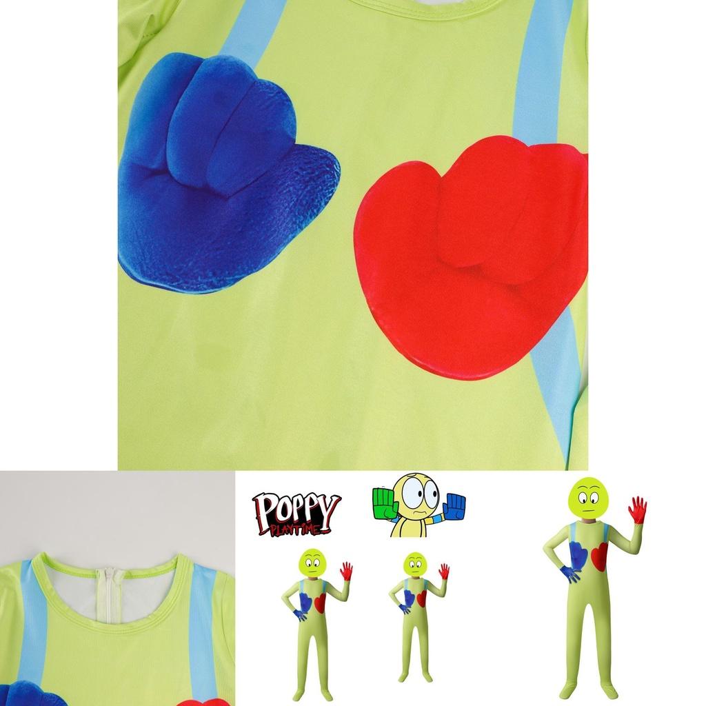 Poliestrowy strój Poppy Playtime na Halloween dla dzieci na imprezy kostiumowe