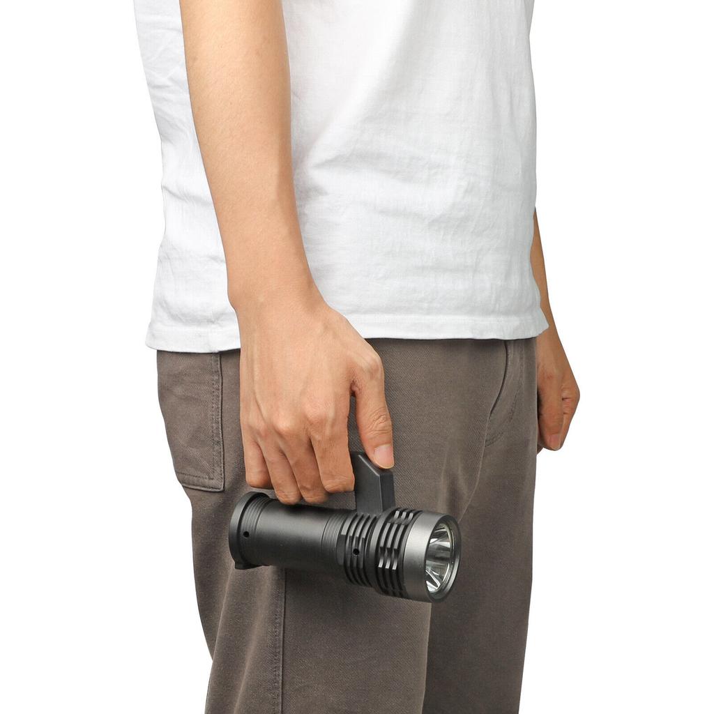 Handheld Flashlight 4 Modes Portable Rechargeable Ip44 Waterproof Super Bright Led Searchlight Spotlight
