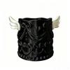 3D Printed Cosmetic Organizer Bucket Silk Texture Makeup Organizer Makeup Brush Holder  Women Girls
