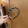 3Pcs Faux Pearl Headband Women Comfortable High Skull Shape Wide Hairband Retro Style Bridal Hair Accessory