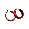 Retro Ankara Red Hoop Earrings: 2026 Trendy High-End Women's Jewelry