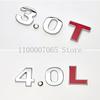 25mm DIY Metal Letters Numbers Car Emblem for All Cars Nameplate Logo Alphabet Telephone Wedsite Adverting Sticker Chrome Black