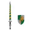 Medieval Military Castle Knight Building Blocks - King Figures with Helmet Armor and Weapon Accessories