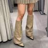 Stylish Over-the-Knee Vintage Chunky Heel Western Cowboy Boots