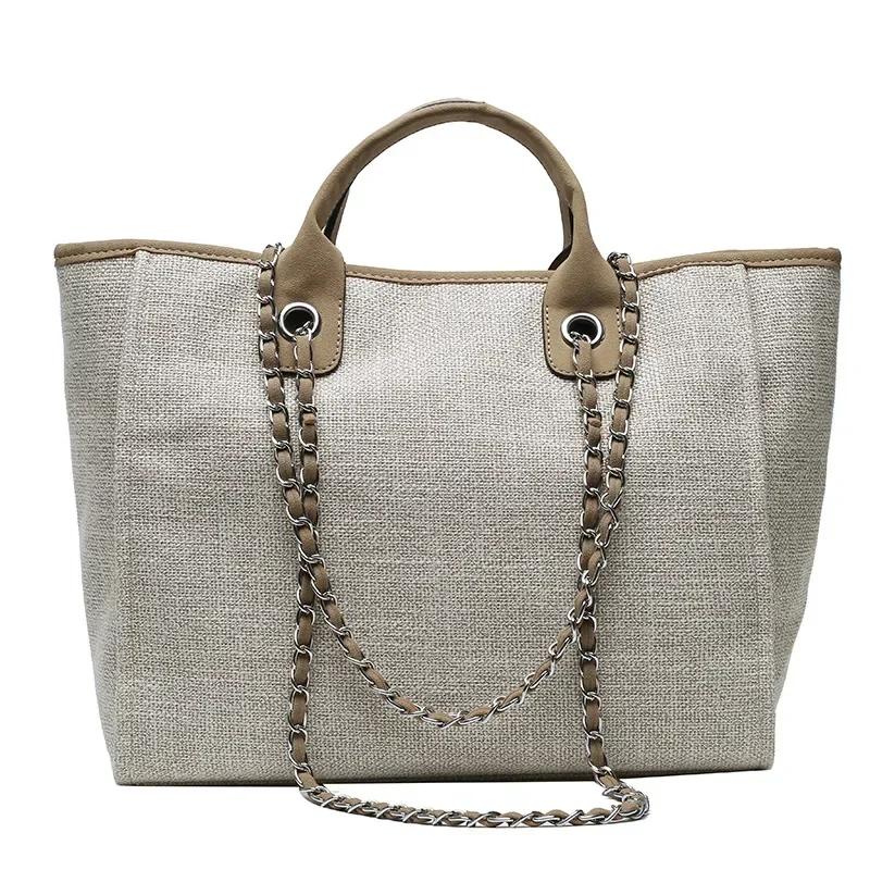 

Fashion Make Up Designer Big Women s 2025 New Korean Fashion Casual Large Capacity Shoulder Crossbody Chain Tote Bag
