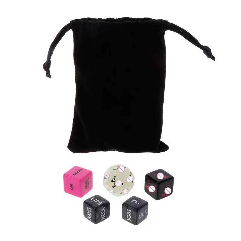 12-Sided Luminous Intimate Dice Set: Foreplay & Position Options for Couples