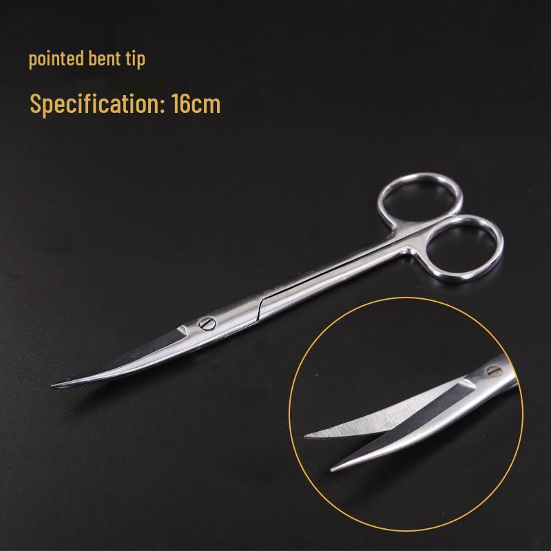 Stainless Steel Surgical & Teaching Dissection Scissors - Straight/Round Cutting & Gauze Scissors