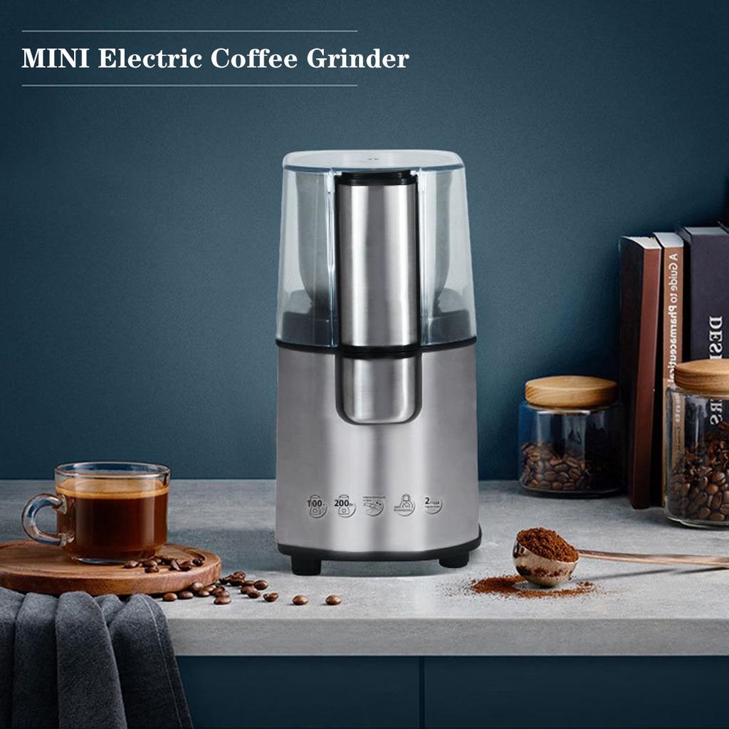 Electric Coffee Grinder Maker 220V Beans Mill Herbs Nuts Spice Grinding Milling 200W