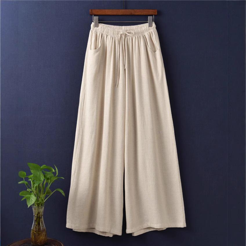 IHUASU Damenmode, lässig, einfarbig, bedruckt, Hosen und Caprihosen