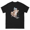 Turkish Angora Cat Skiing Fun Ski Skier T Shirt