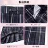 Uniform Skirt Cosplay Pleated Skirt Mini JK High School Girl Uniform Set Set Long Sleeve White Shirt High Waist Check Pleated Skirt Bow Tie Socks