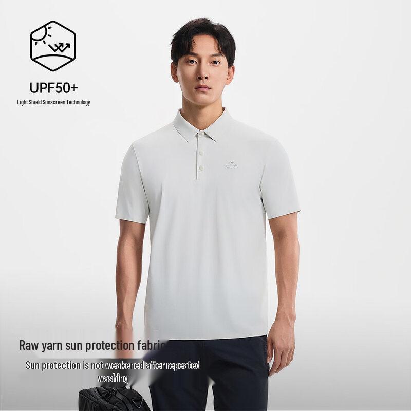 PELLIOT Men's Outdoor Quick-Dry Short Sleeve Polo
