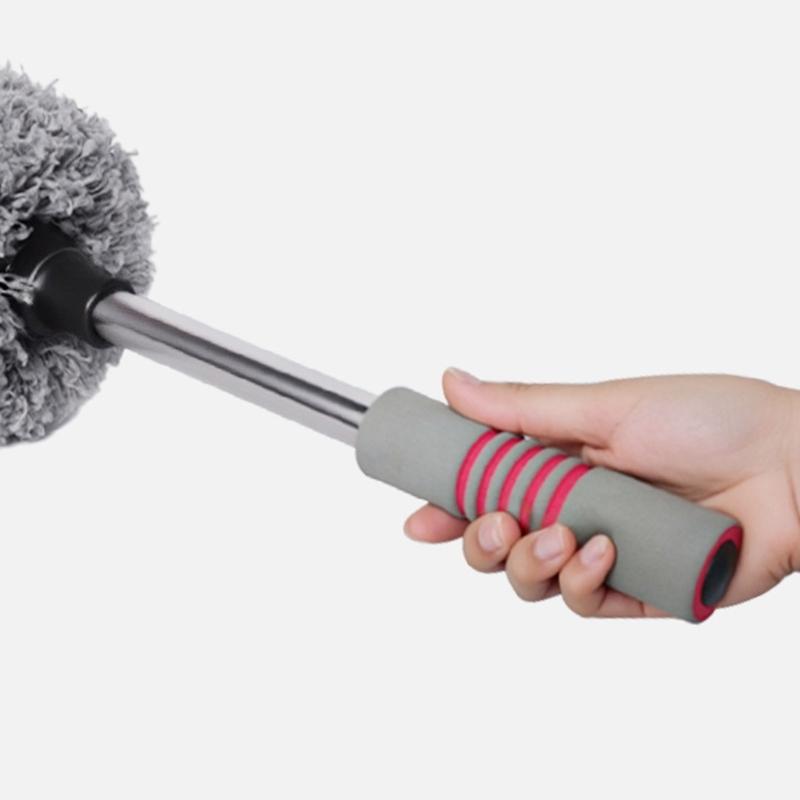 Washable Gentle Automotive Cleaning Brush Removes Fine Particles Ergonomic Grip Lightweight Build For Quick Dust Removal