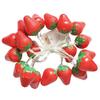 3 Meters 20LED Strawberry String Lights Battery Powered Indoor Outdoor Lighting Lamp for Wedding Home Birthday Garden Yard Patio Party Decorations