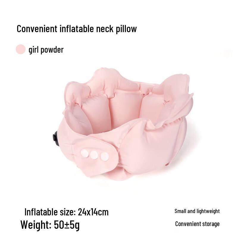 Miling Portable Inflatable U-shaped Travel Neck Pillow