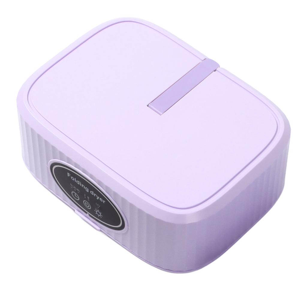 Foldable   Electric Laundry Dryer with Dryer Bag Timer Function Quiet   Portable Clothes Dryer for Light Clothes Underwear