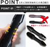 ZdeduoCar Toyota Prius 50 Series Tape Custom Designed Carbon Fiber Exterior Door Handle Covers for New Yaris 210 10 15 Camry 70 Harrier 80 Corolla