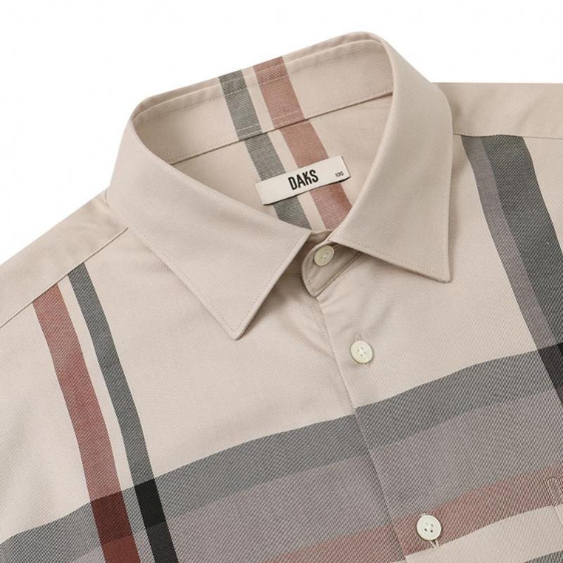 Daks Cotton Blend Super Big Check Regular Fit Shirt Dma1shcl101i1