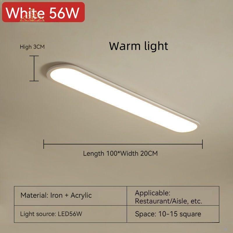 Household LED Ceiling Light Modern Minimalist Strip Cloakroom Aisle Balcony Light Corridor Hallway Nordic Master Bedroom Lights