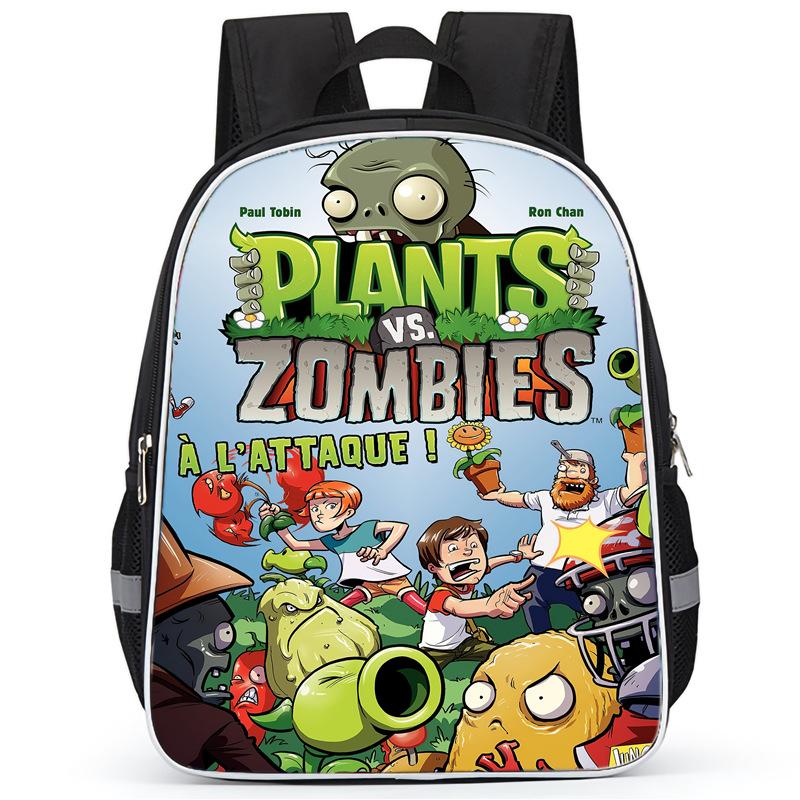 Plants Vs. Zombies Plants Vs. Zombies Anime Backpack Student Bag