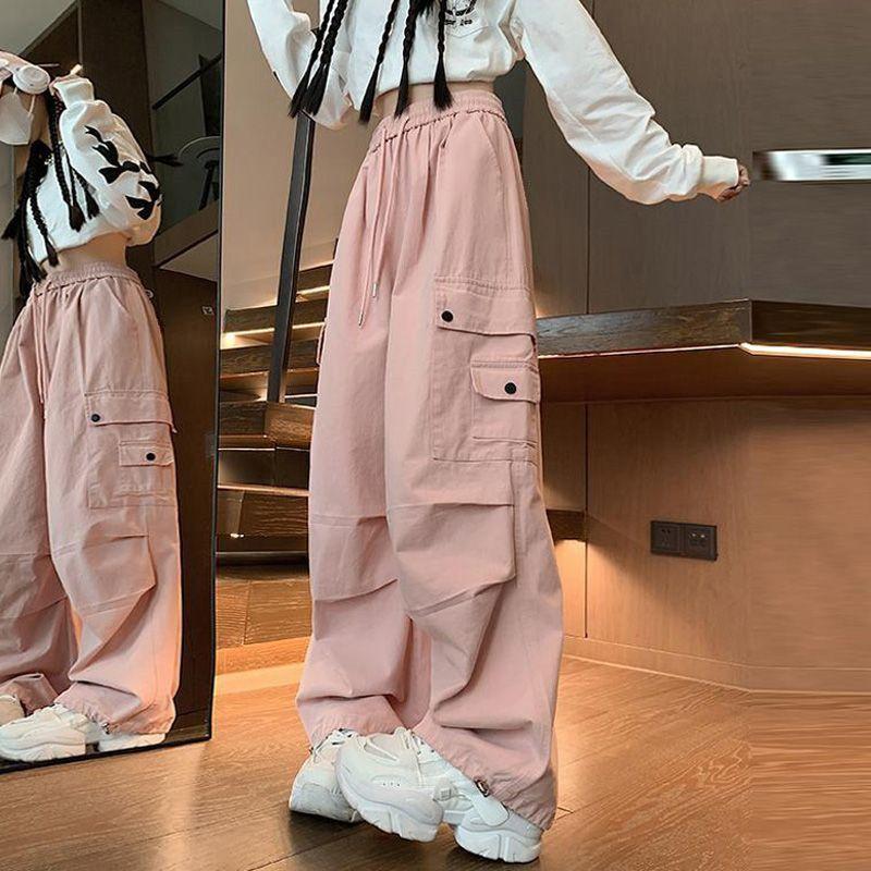 Oversize Dopamine Handsome Work Pants for Men Loose American Retro Slim Straight-leg Casual Wide-leg Pants