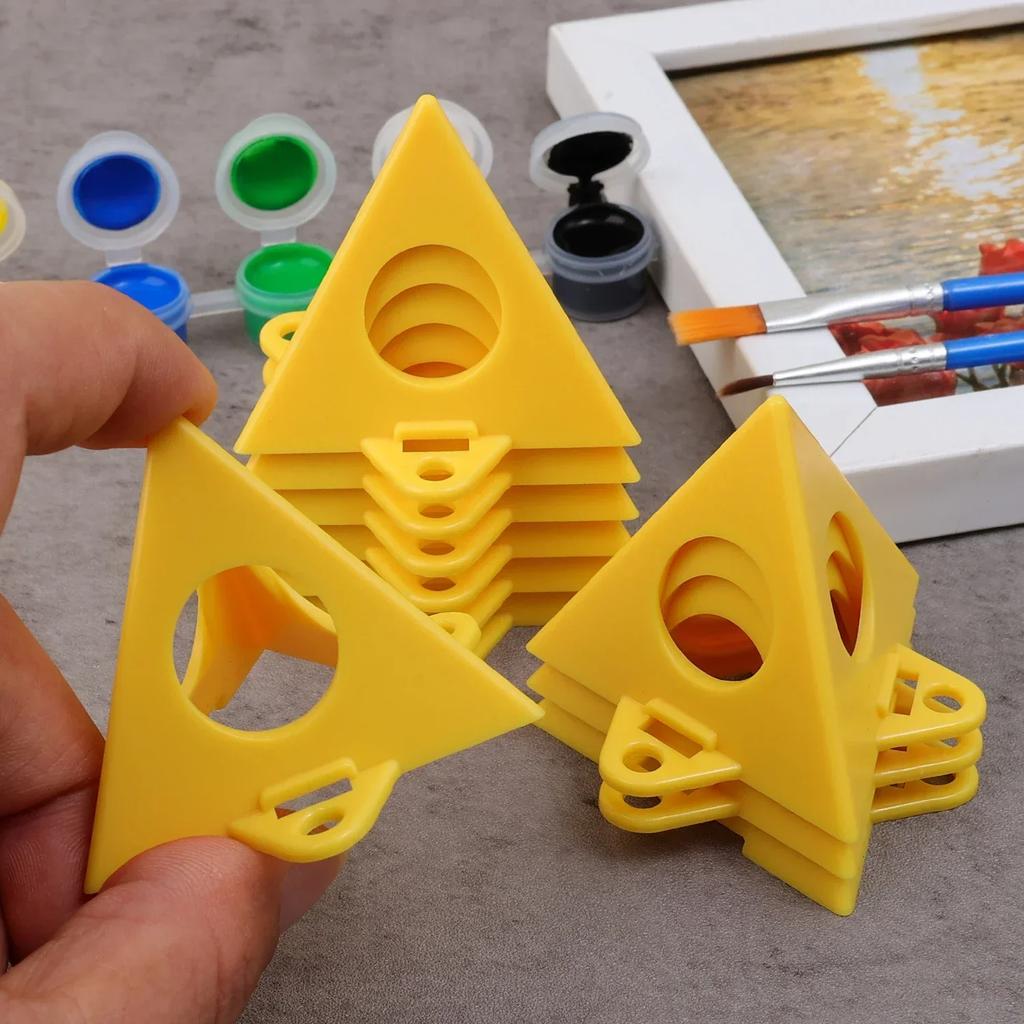 60/10PCS Mini Paint Stands Triangle Paint Pads Pyramid Stands Woodworking Tripod Spray Painting Brackets Block Auxiliary Tools