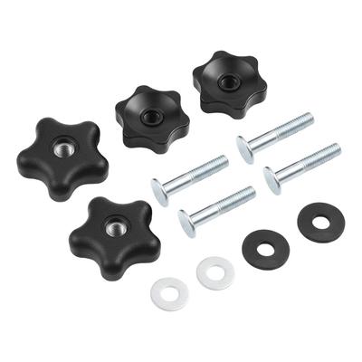 Lawn Mower Handle Bolt Set for Toro Four Piece Kit Stainless Steel with Rubber Components Secure Fasteners for Safety