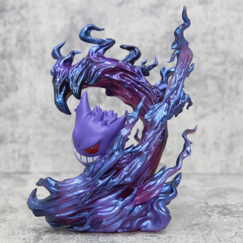 19cm Pokemon Gengar Anime Figure Ghost Claw Action Model Pvc Model Statue Collection Ornament Ornaments Toys Birthday Present Premium Quality