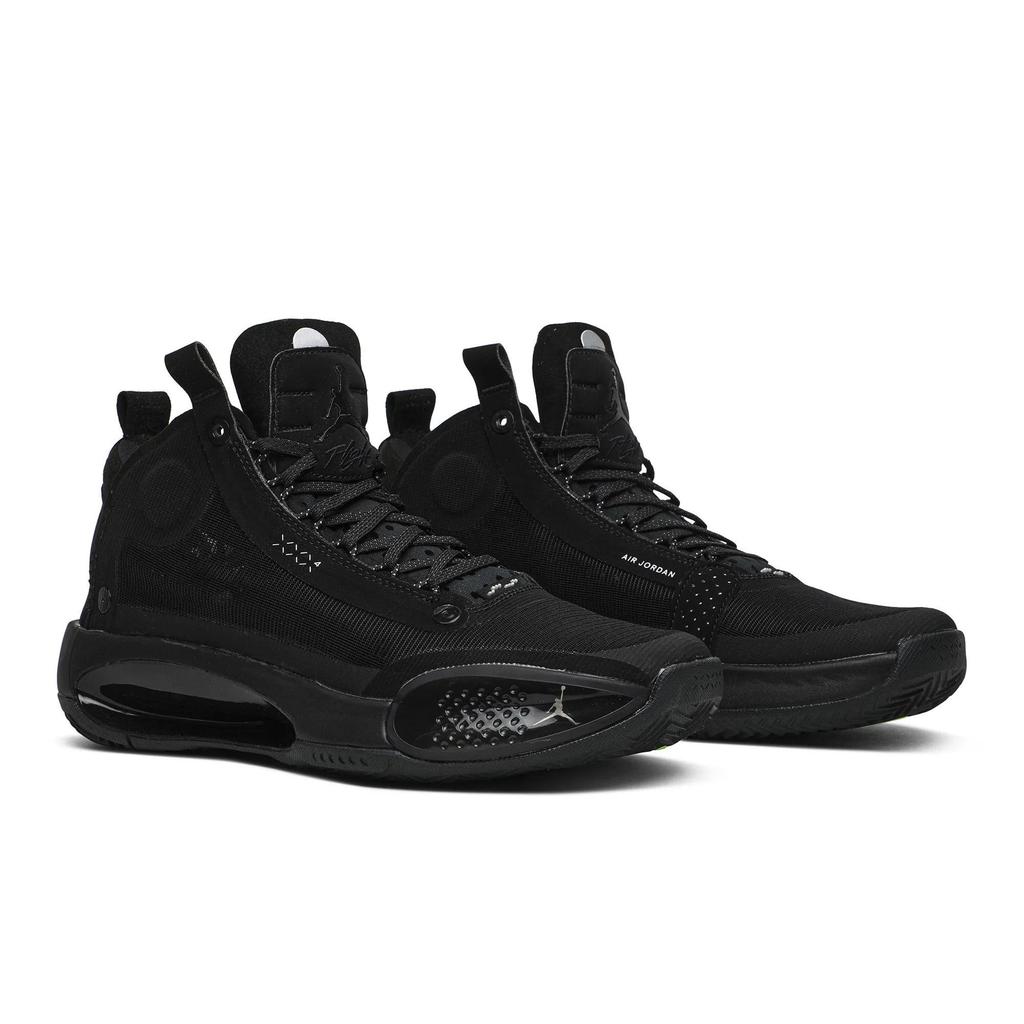 Air Jordan 34 'Black Cat' (Unisex) Black / Dark / Smoke Grey / Electric Green Basketball Shoes AR3240 003