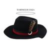 Classical Fedoras Cowboy Hat for Travel Wide Brimmed Hat Western Cowboy Hat for Boy Man Adults Cowboy Hat