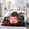 Home Alone Theme Printed Blanket - Perfect for Couch, Bed, Travel & Outdoor Use | Machine Washable, Cozy & Durable.