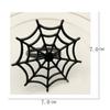 LEDMOMO 6-Piece Spider Web Napkin Rings, Halloween Napkin Rings, Alloy Spider Net Napkin Holders, Halloween Table Decor ()