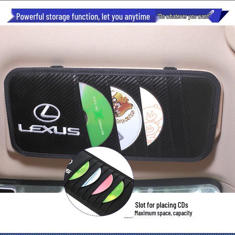 Ferrari Carbon Fiber Sun Visor CD Holder & DIY Decor