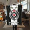 Poster Partizan Plaid in Flanella, Alta Qualità Confortevole per Tutte le Stagioni, Decorazione per la Casa, Calore e Comfort