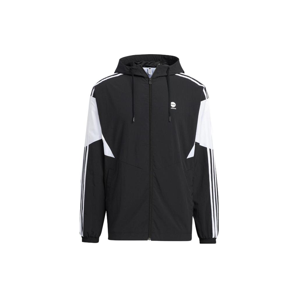 adidas Jackets Men's Black Hooded Moderate Other HM1996