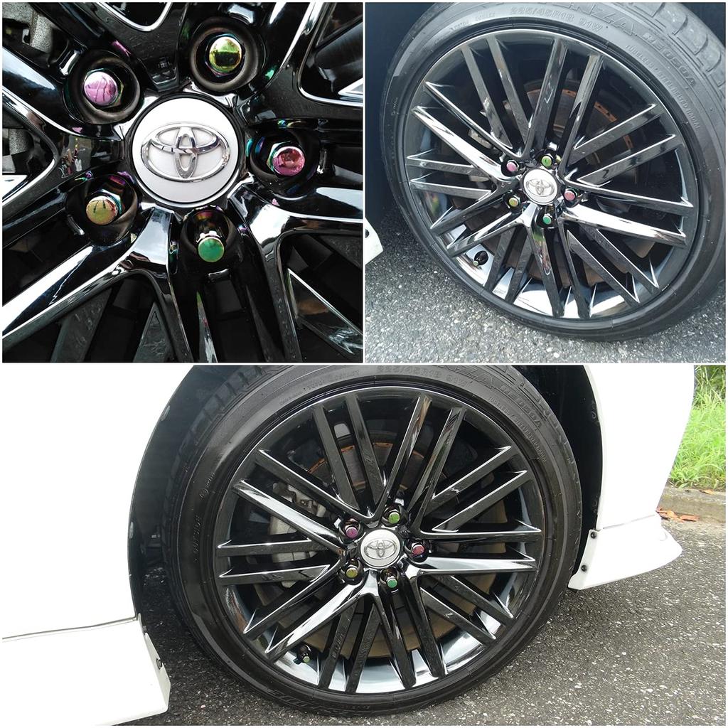 [STS Michiko] Genuine Toyota Wheel Flat Seat Color Lock Nut Gear Lock 21HEX M12