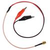 Low Loss Red Black Frequency Cable 50cm Ended Clips Connection Cable Testing Wire Testing Applications