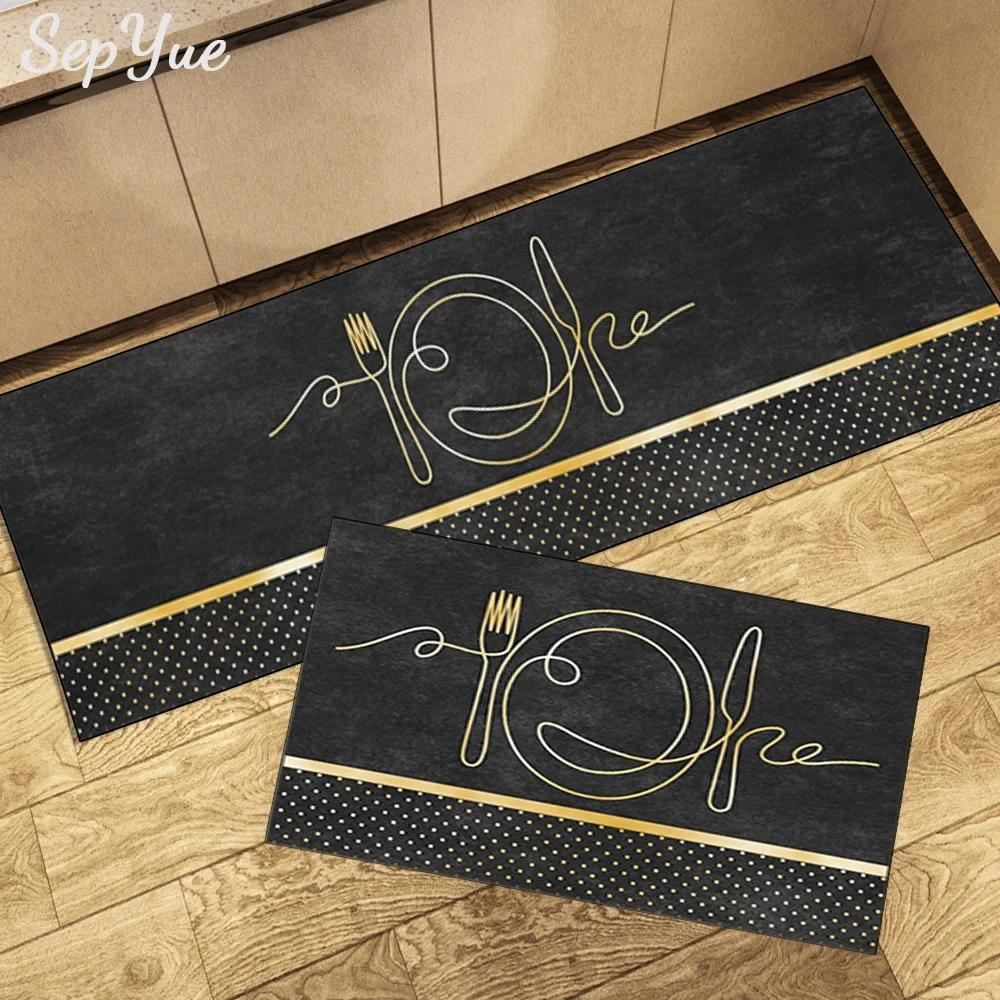 

Нековзкі кухонні килими для вітальні Килимок з великою площею Кухонний килимок Килимки Килимок для вхідних дверей Hom 50cmx80cm 1pc