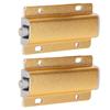 2er Set Magnetischer Druckriegel Türöffner Dämpfer für Schranktür Schublade Haushaltsbedarf