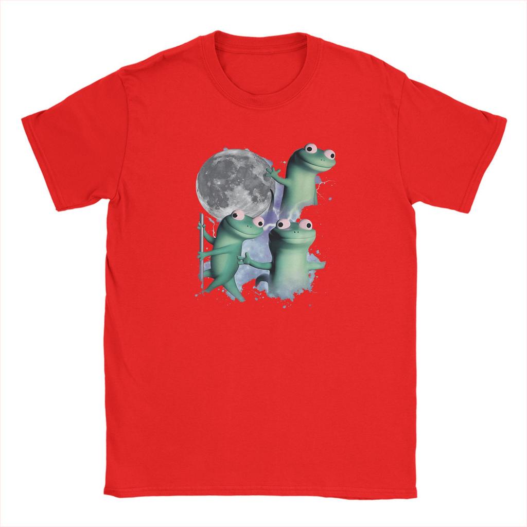 Men's T-Shirts Funny Weird Animal Lizard Meme Vintage 100% Cotton Tee Shirt Short Sleeve T Shirt Crew Neck Clothes New Arrival