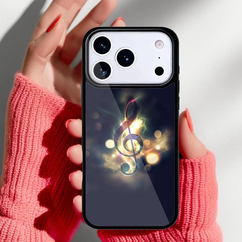 Musical Notes Classical Music Art Phone Case for iPhone 17 Air 16e 15 14 13 Pro Max Back Cover for 12 11 Pro Coque