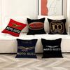Moto GGuzzi Motorcycle Logo Lucky Dragon Pillow Cover Sofa Cushion Cover Home Room Decoration Children Gift