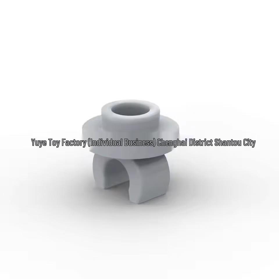5264 MOC Educational Building Block Set: 1x1 Ring with Clip Round Plate 50g