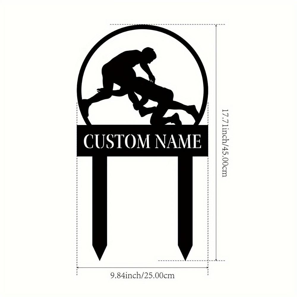

Custom Metal Garden Stake Personalized Address Sign Lawn Patio Outdoor Gift TYDZ003028
